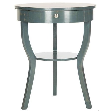 Safavieh Kendra End Table, Steel Teal - 30.3 x 22 x 22 in. AMH6620B